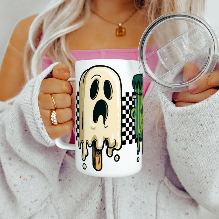 Halloween Popsicles Insulated Travel Mug