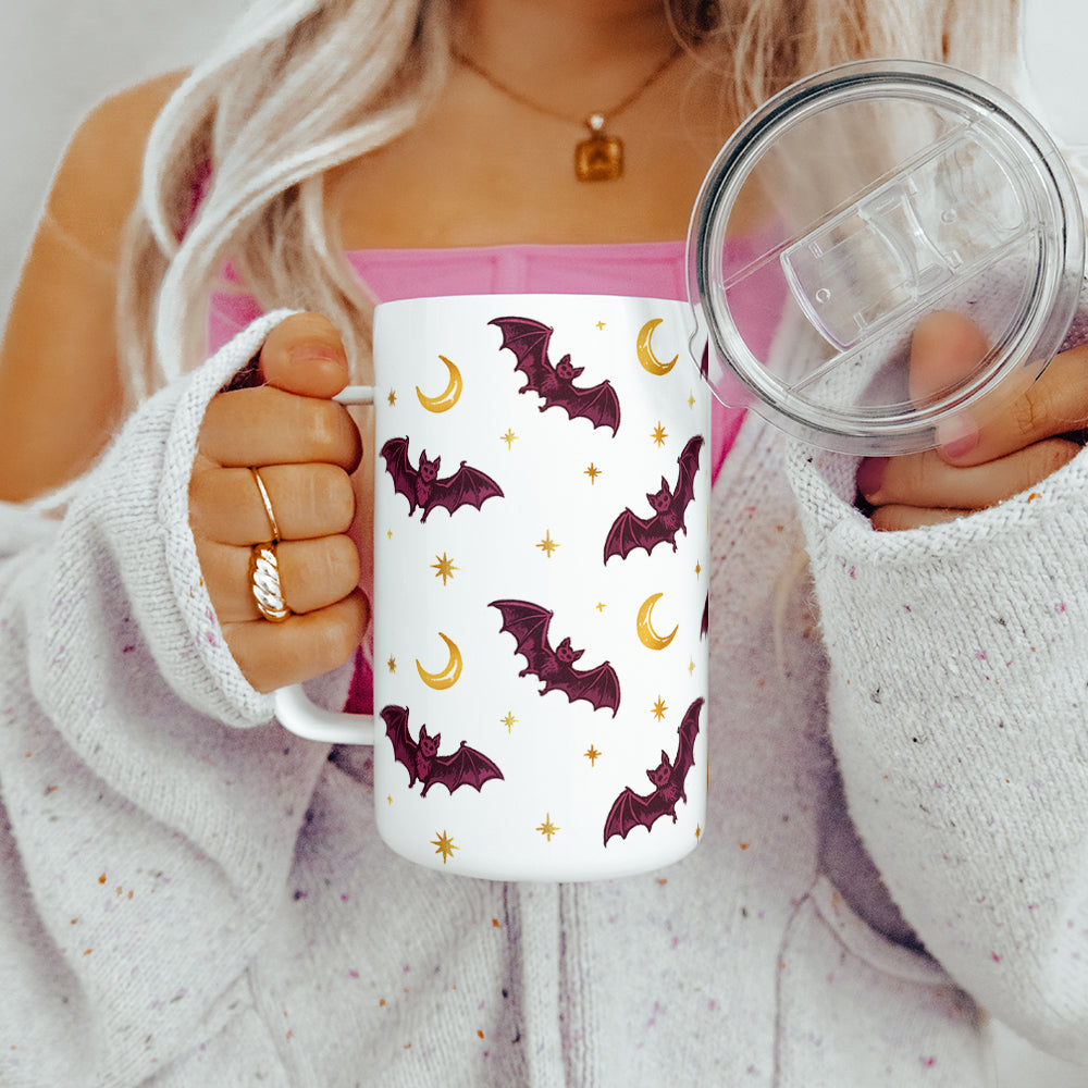 Celestial Bat Insulated Travel Mug