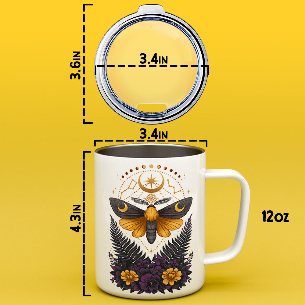 Constellation Moth Insulated Travel Mug