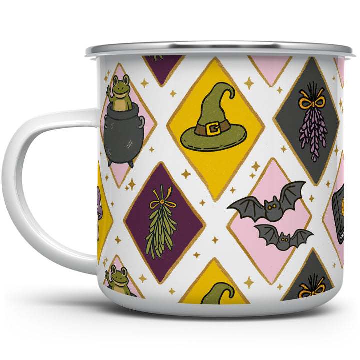 Witchy Pattern Camp Mug