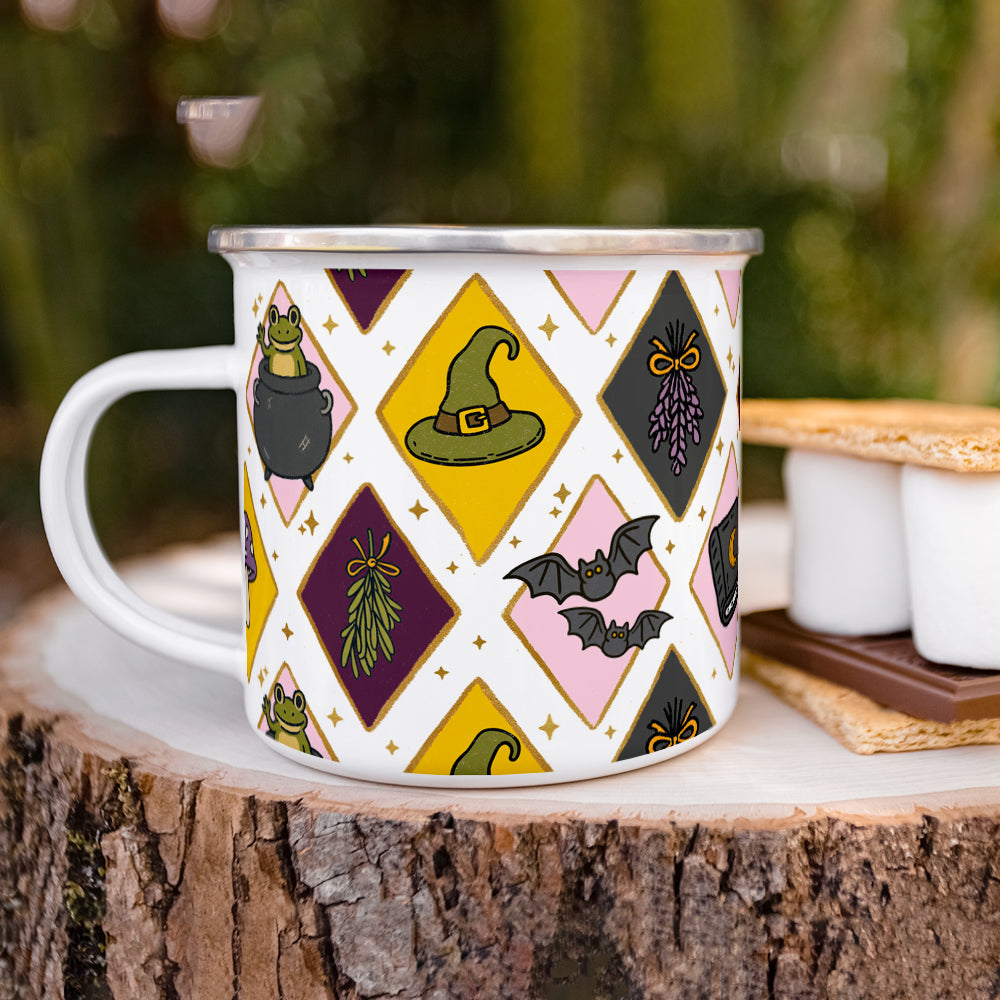 Witchy Pattern Camp Mug
