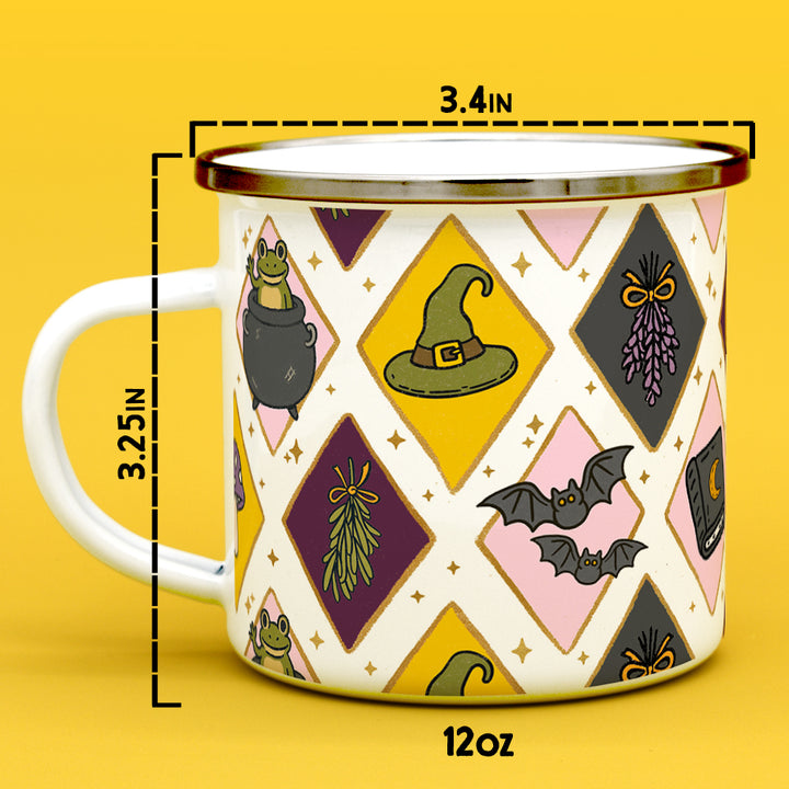 Witchy Pattern Camp Mug