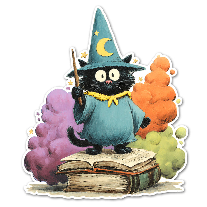 Wizard Cat Sticker