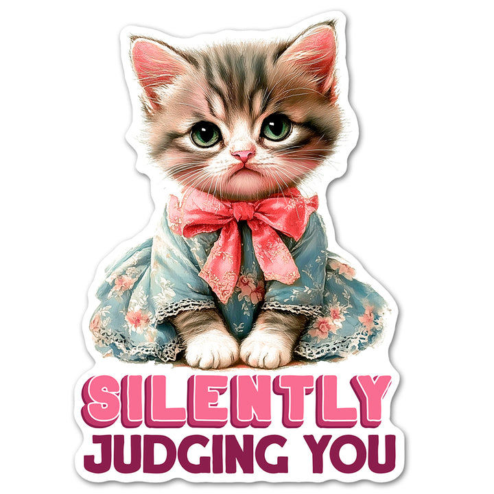 Silently Judging You Sticker
