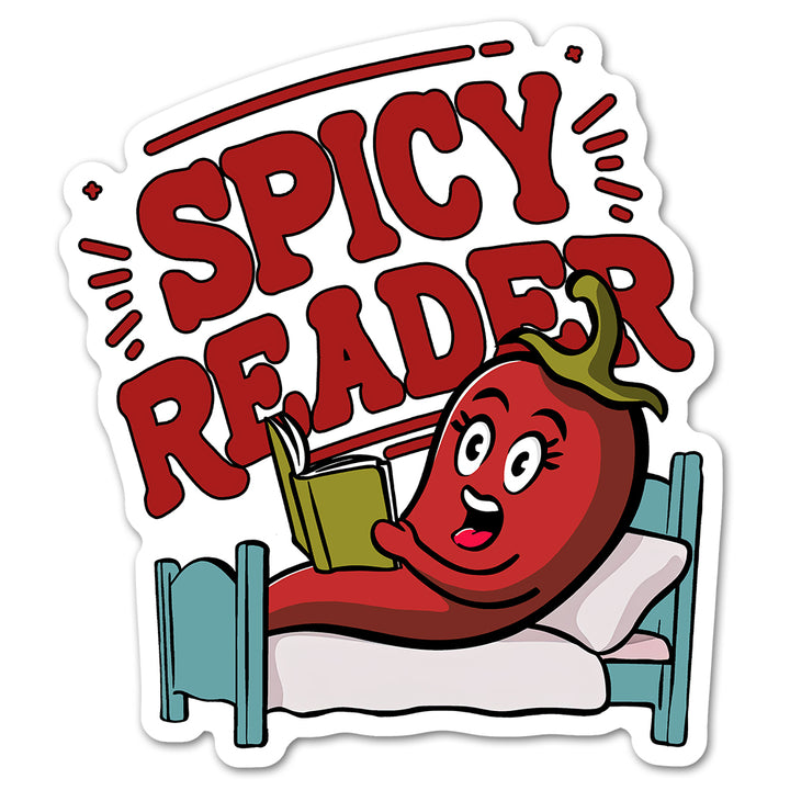 Spicy Reader Sticker