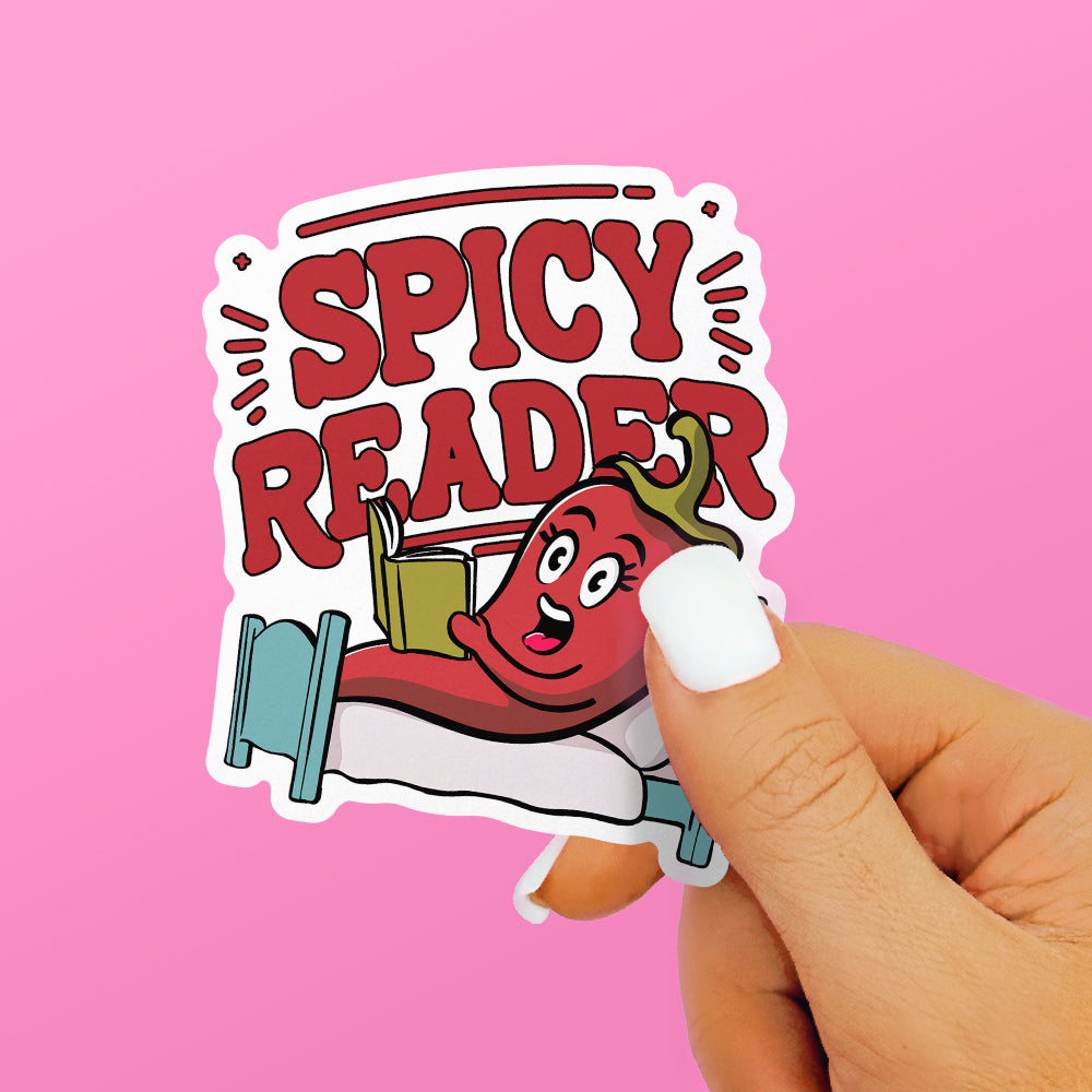 Spicy Reader Sticker