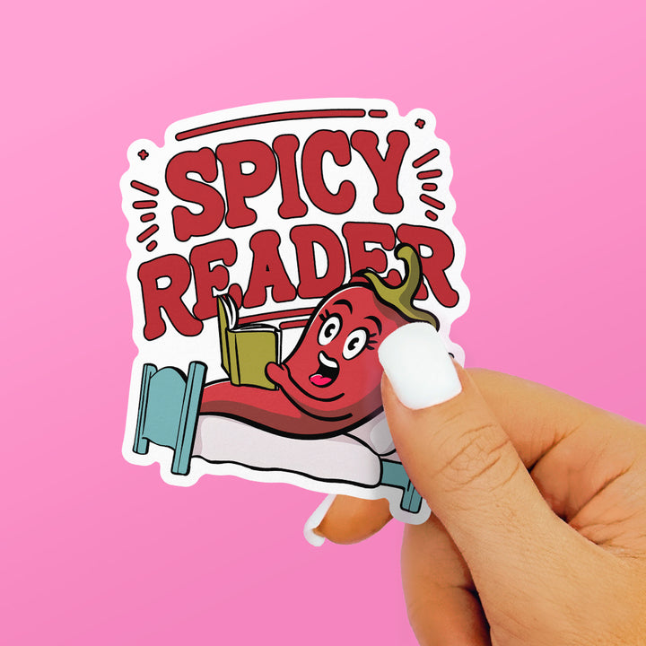 Spicy Reader Sticker