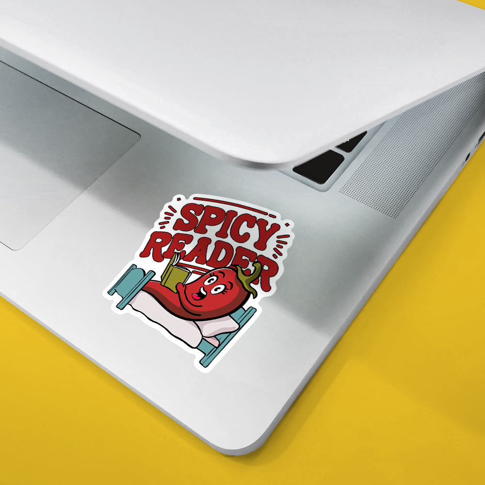 Spicy Reader Sticker
