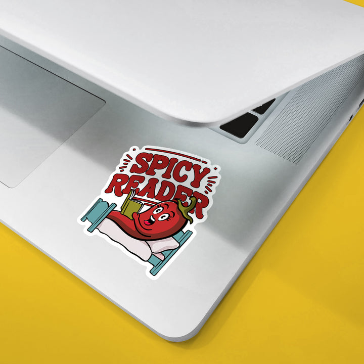 Spicy Reader Sticker