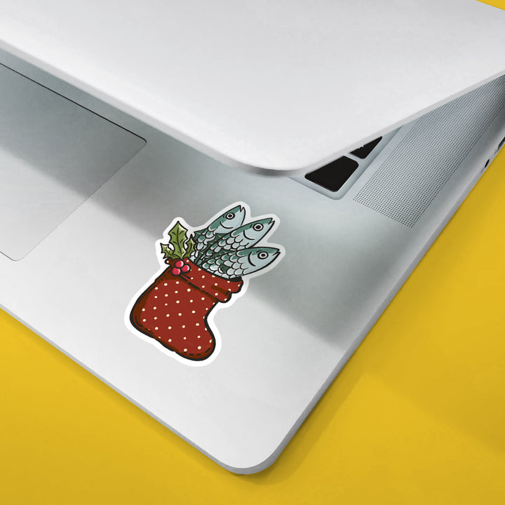 Sardine Stocking Sticker