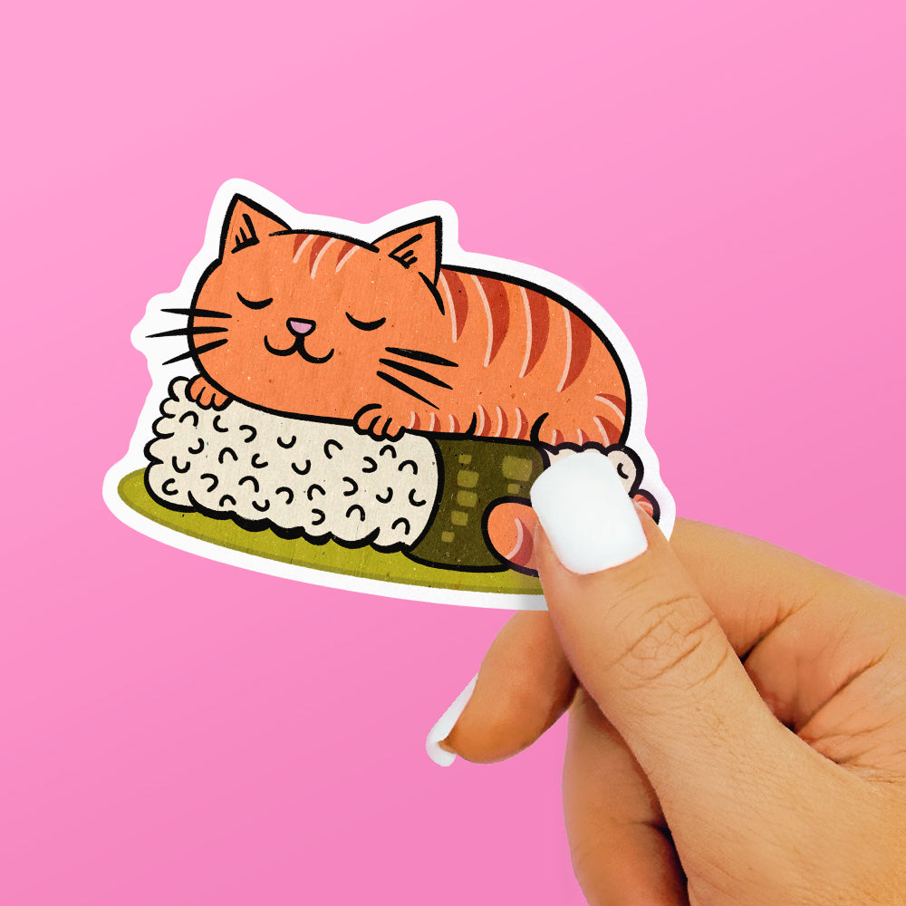 Cute Sushi Cat Sticker