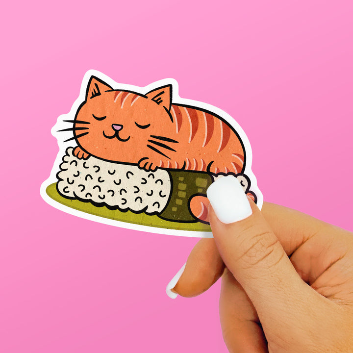 Cute Sushi Cat Sticker