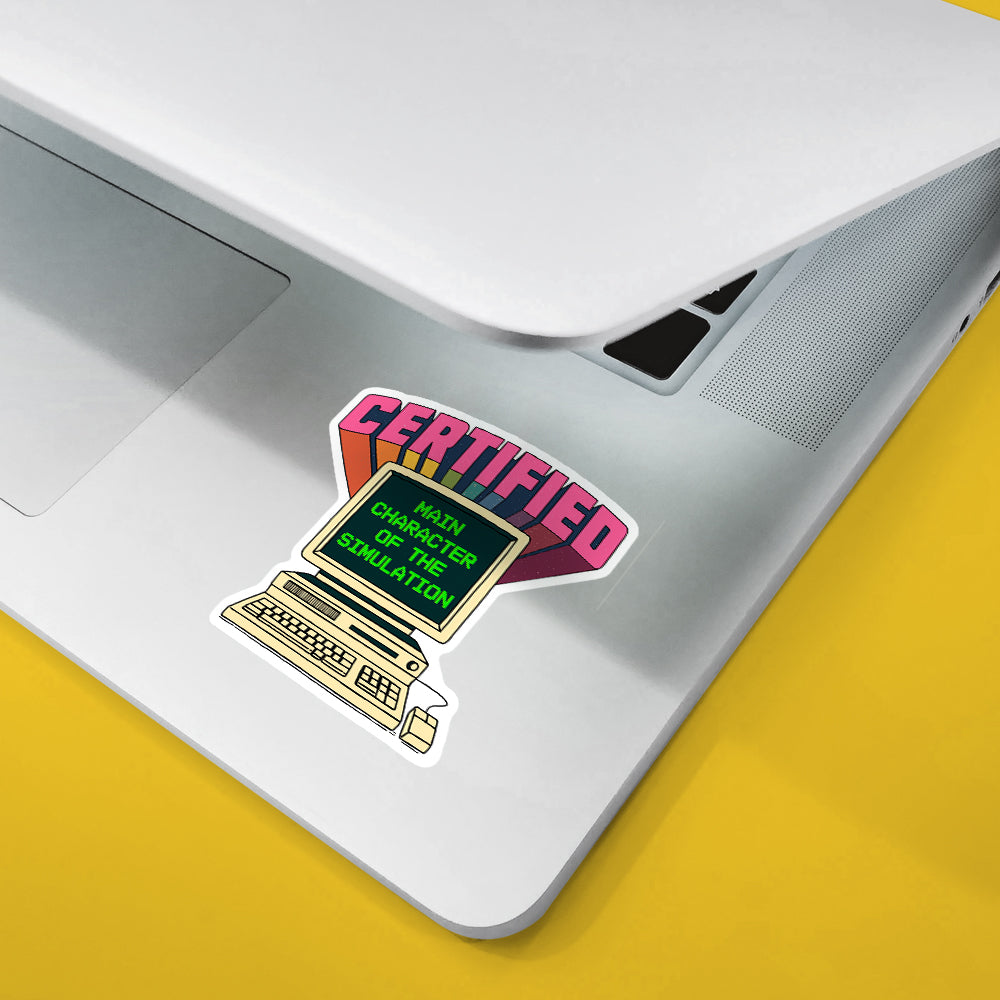 Certified Main Character Sticker