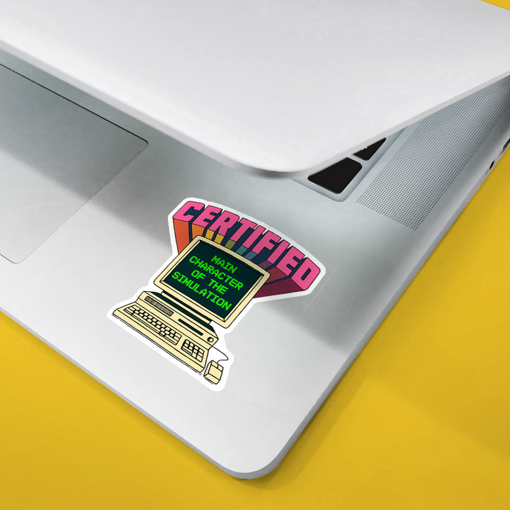 Certified Main Character Sticker