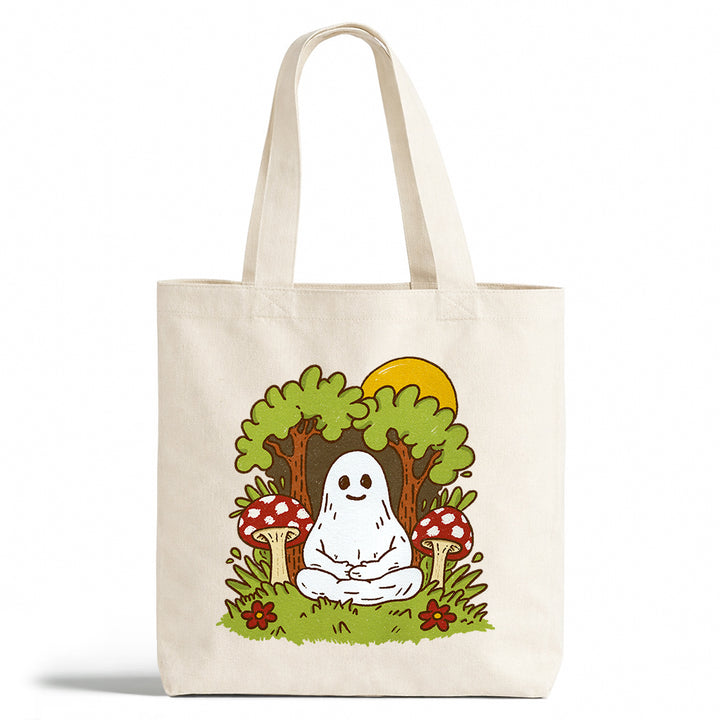 Meditating Ghost Tote Bag