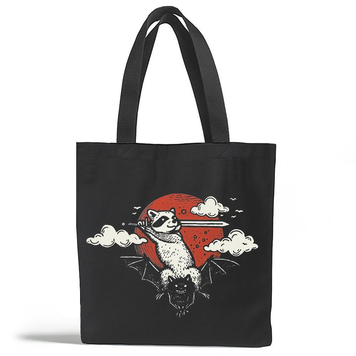 Adventure Raccoon Tote Bag - Loftipop