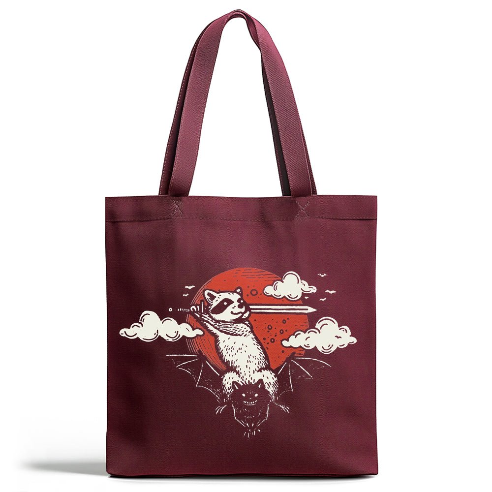 Adventure Raccoon Tote Bag - Loftipop