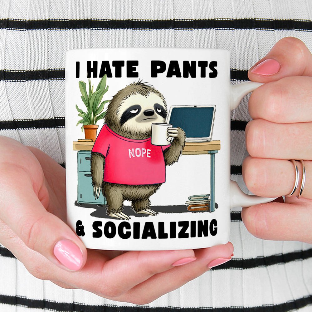 Antisocial Sloth Mug - Loftipop