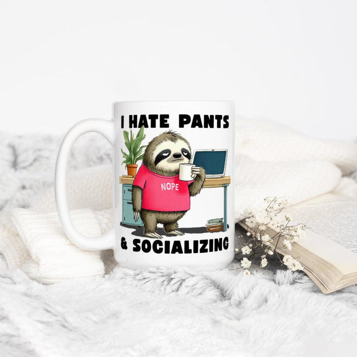 Antisocial Sloth Mug - Loftipop