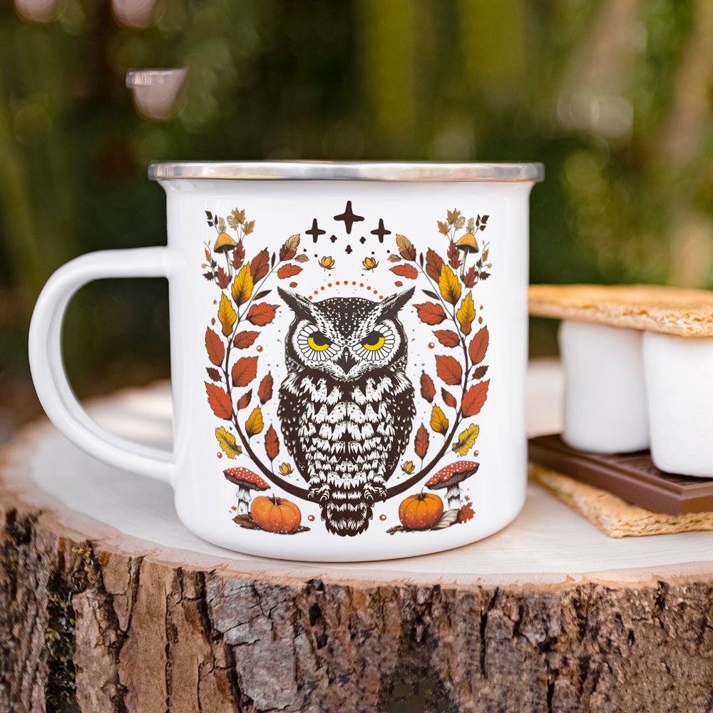 Autumn Owl Camp Mug - Loftipop