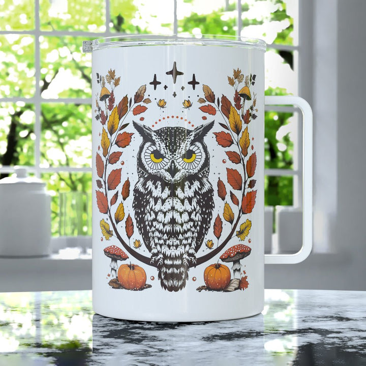 Autumn Owl Insulated Travel Mug - Loftipop