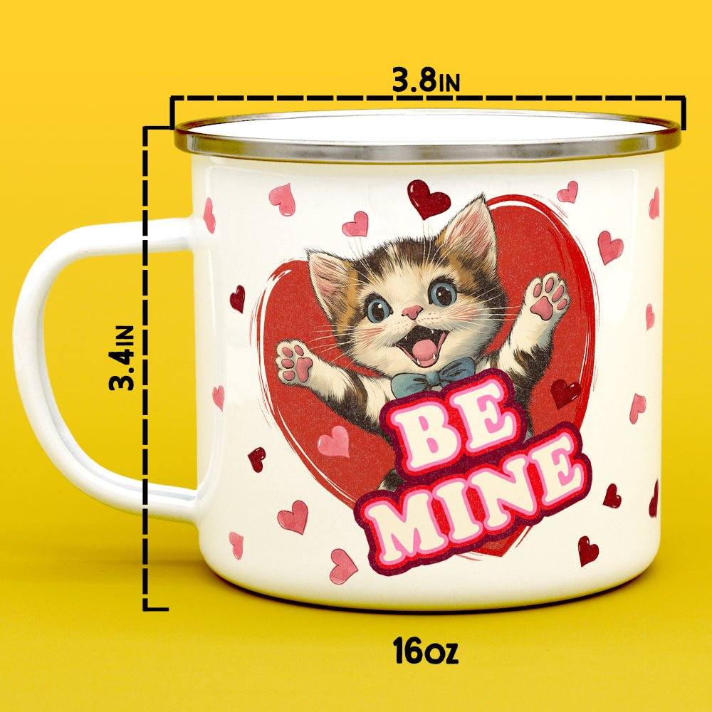 Be Mine Cat Camp Mug - Loftipop