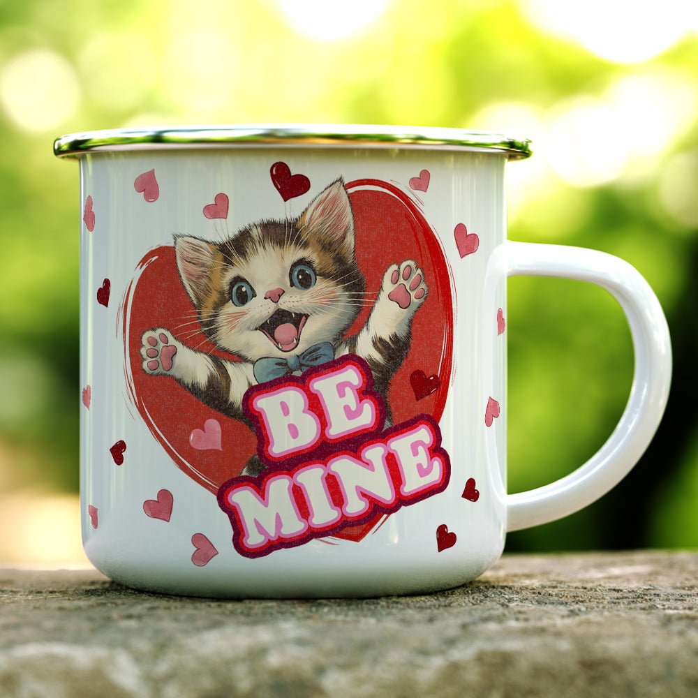 Be Mine Cat Camp Mug - Loftipop