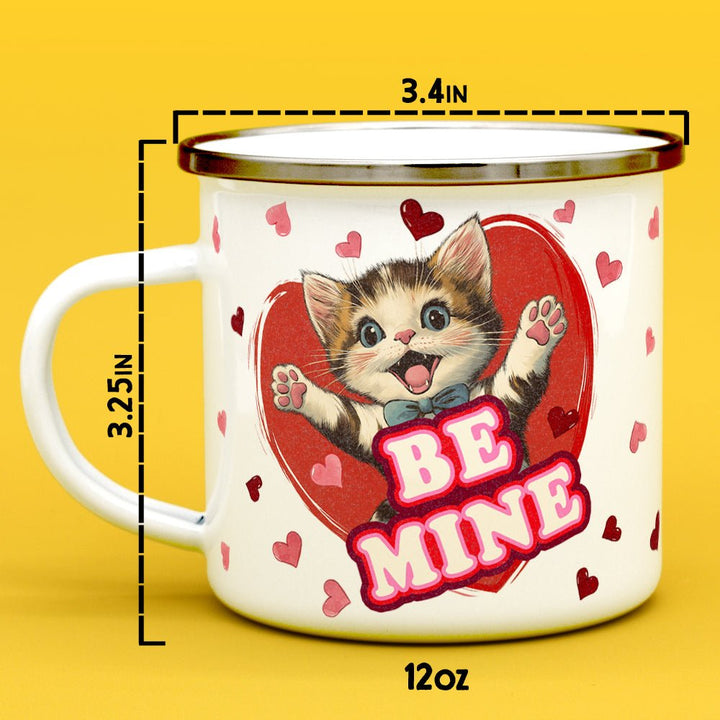 Be Mine Cat Camp Mug - Loftipop