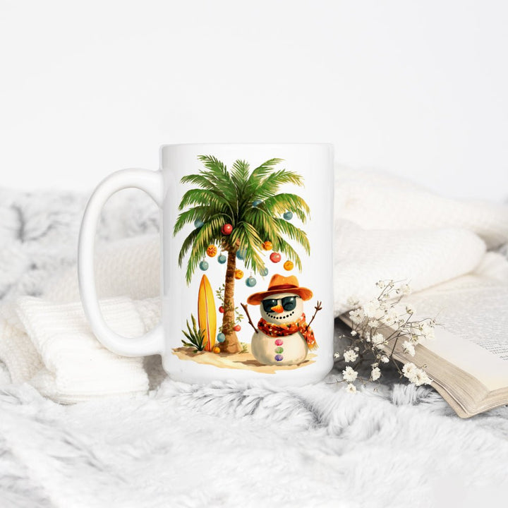 Beach Snowman Mug - Loftipop