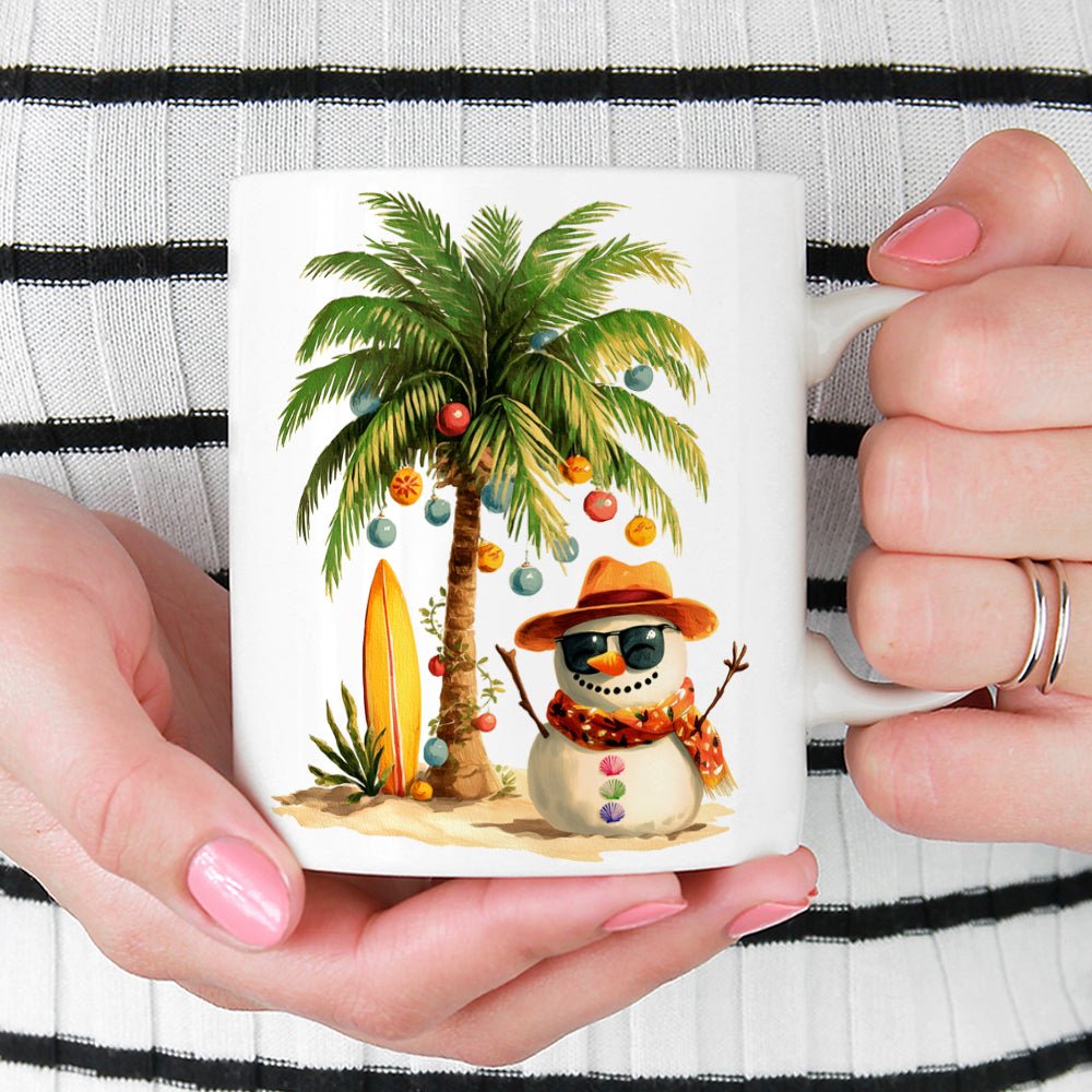 Beach Snowman Mug - Loftipop