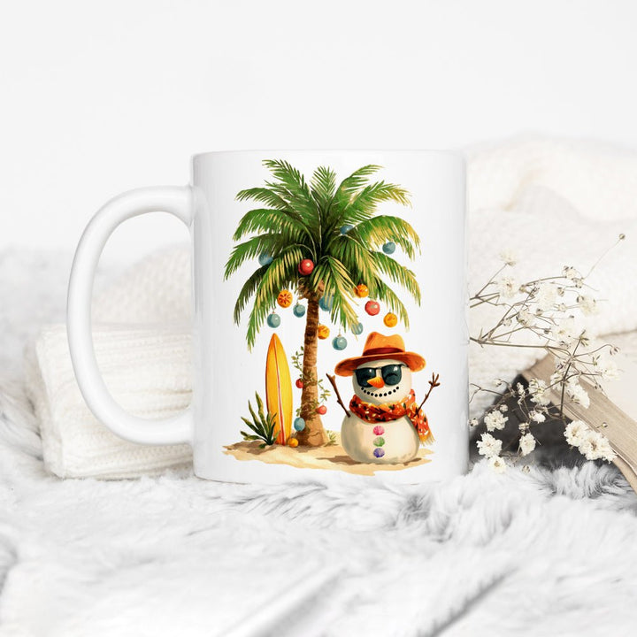 Beach Snowman Mug - Loftipop