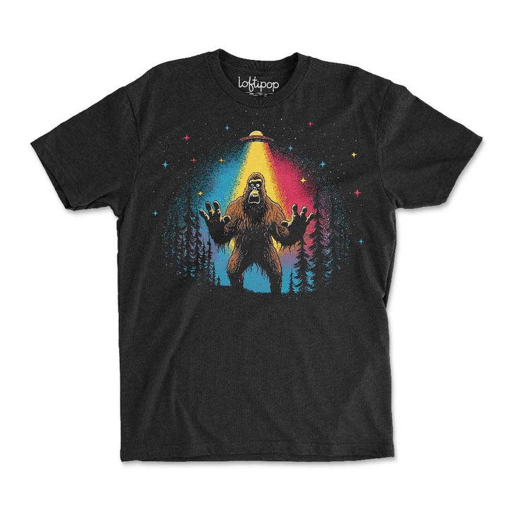 Bigfoot UFO Crewneck Tshirt - Loftipop