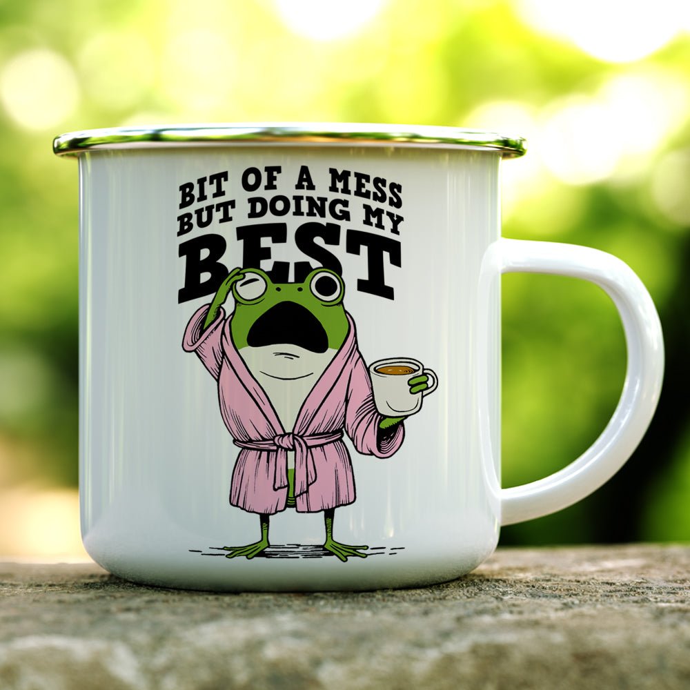 Bit of a Mess But Doing My Best Camp Mug - Loftipop