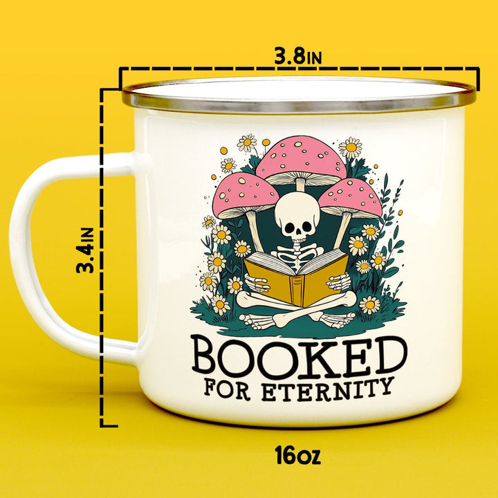 Booked For Eternity Camp Mug - Loftipop