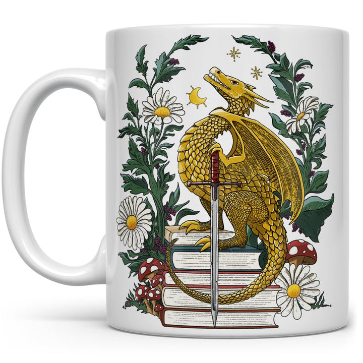 Bookish Dragon Mug - Loftipop