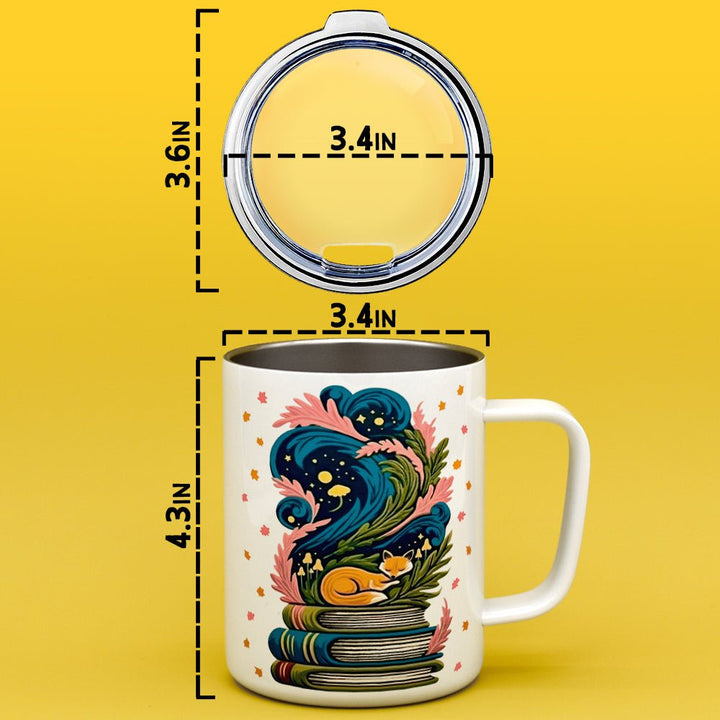 Bookish Fox Insulated Travel Mug - Loftipop