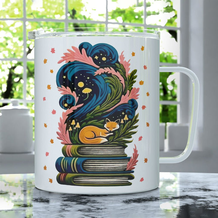 Bookish Fox Insulated Travel Mug - Loftipop