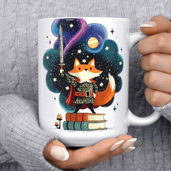 Bookish Fox Knight Mug - Loftipop