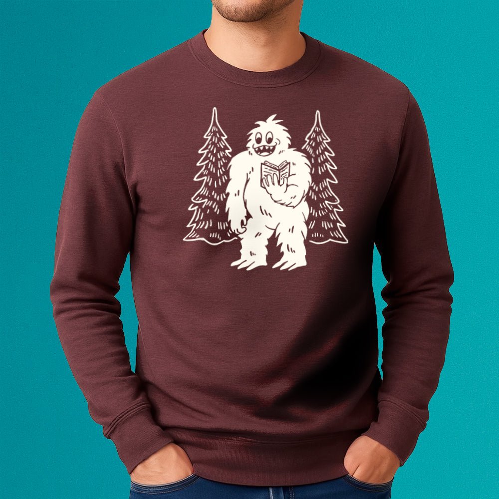 Bookish Yeti Crewneck Sweatshirt - Loftipop