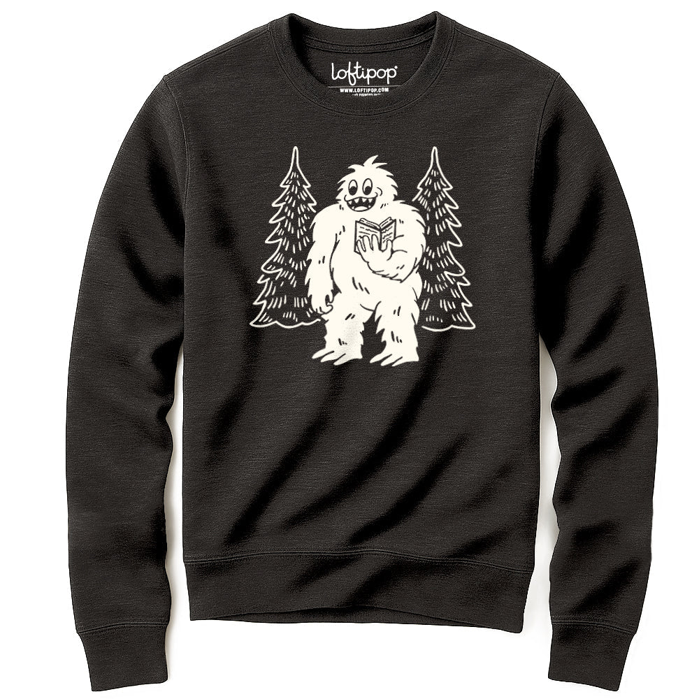 Bookish Yeti Crewneck Sweatshirt - Loftipop