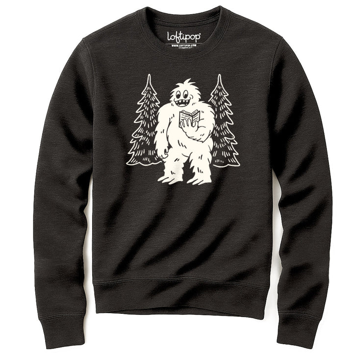 Bookish Yeti Crewneck Sweatshirt - Loftipop