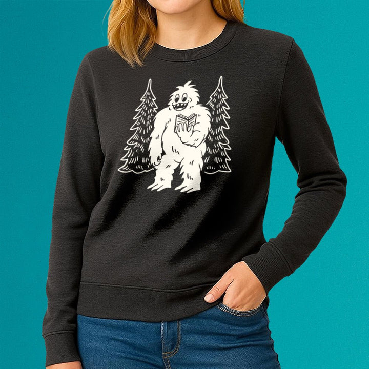 Bookish Yeti Crewneck Sweatshirt - Loftipop