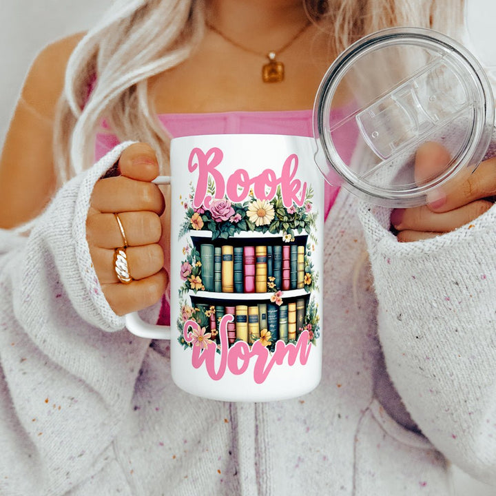 Bookworm Insulated Travel Mug - Loftipop