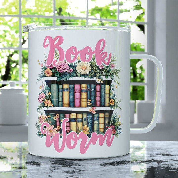 Bookworm Insulated Travel Mug - Loftipop