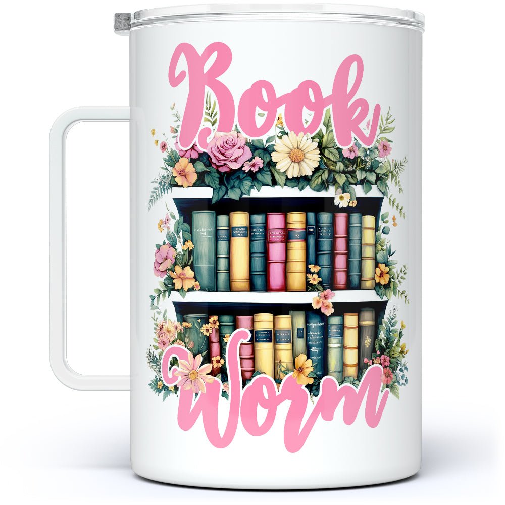 Bookworm Insulated Travel Mug - Loftipop