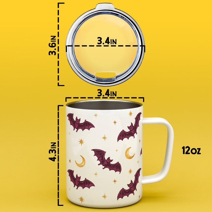 Celestial Bat Insulated Travel Mug - Loftipop