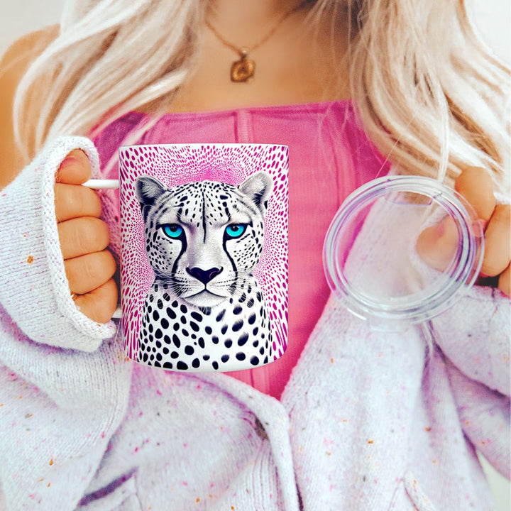 Cheetah Insulated Travel Mug - Loftipop