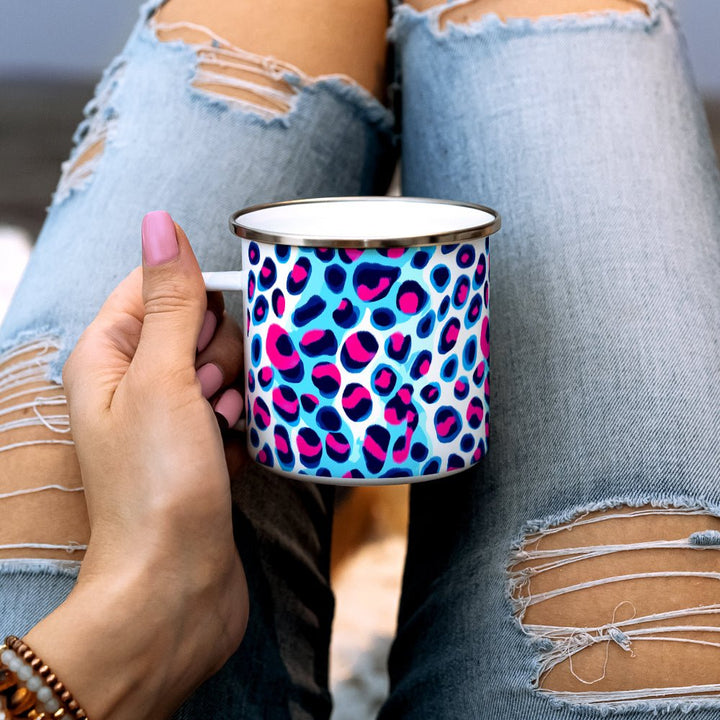 Cheetah Print Camp Mug - Loftipop