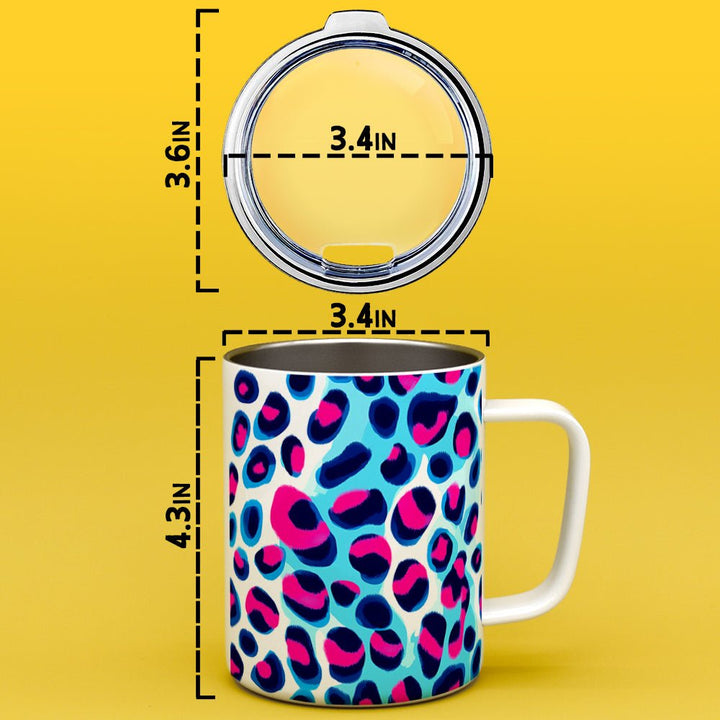 Cheetah Print Insulated Travel Mug - Loftipop