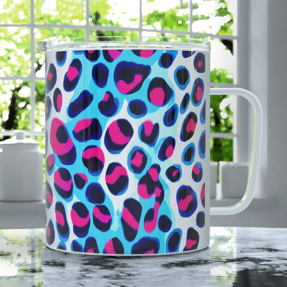 Cheetah Print Insulated Travel Mug - Loftipop